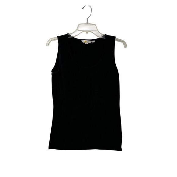 Boden women’s double layer scoop neck black tank top size 8.  #21-1946 - Picture 1 of 5